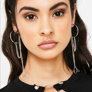 Dolls Kill • Start the Fight Hoop Earrings